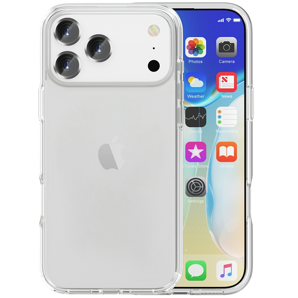 מגן כיסוי קשיח שקוף עבור gripcase iphone 17 pro
