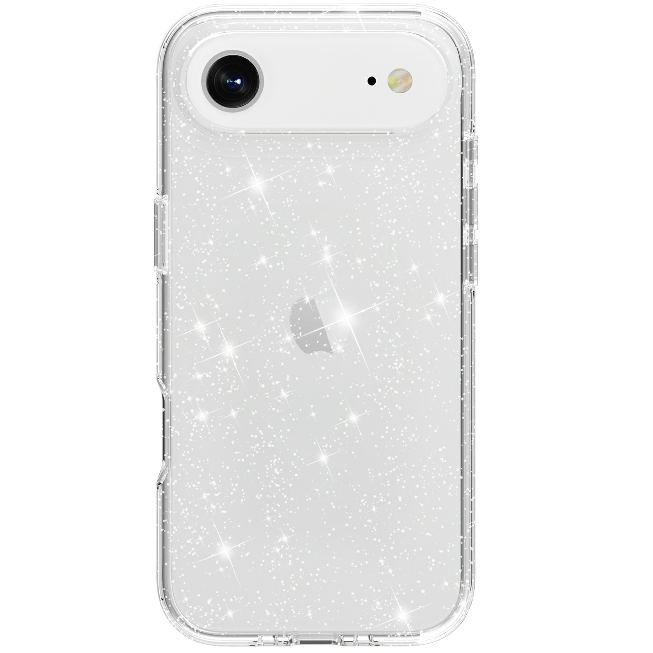 מגן כיסוי קשיח שקוף מנצנץ עבור Gripcase iPhone 17 Air &lrm;Crystal Glitter iPhone 17 Air