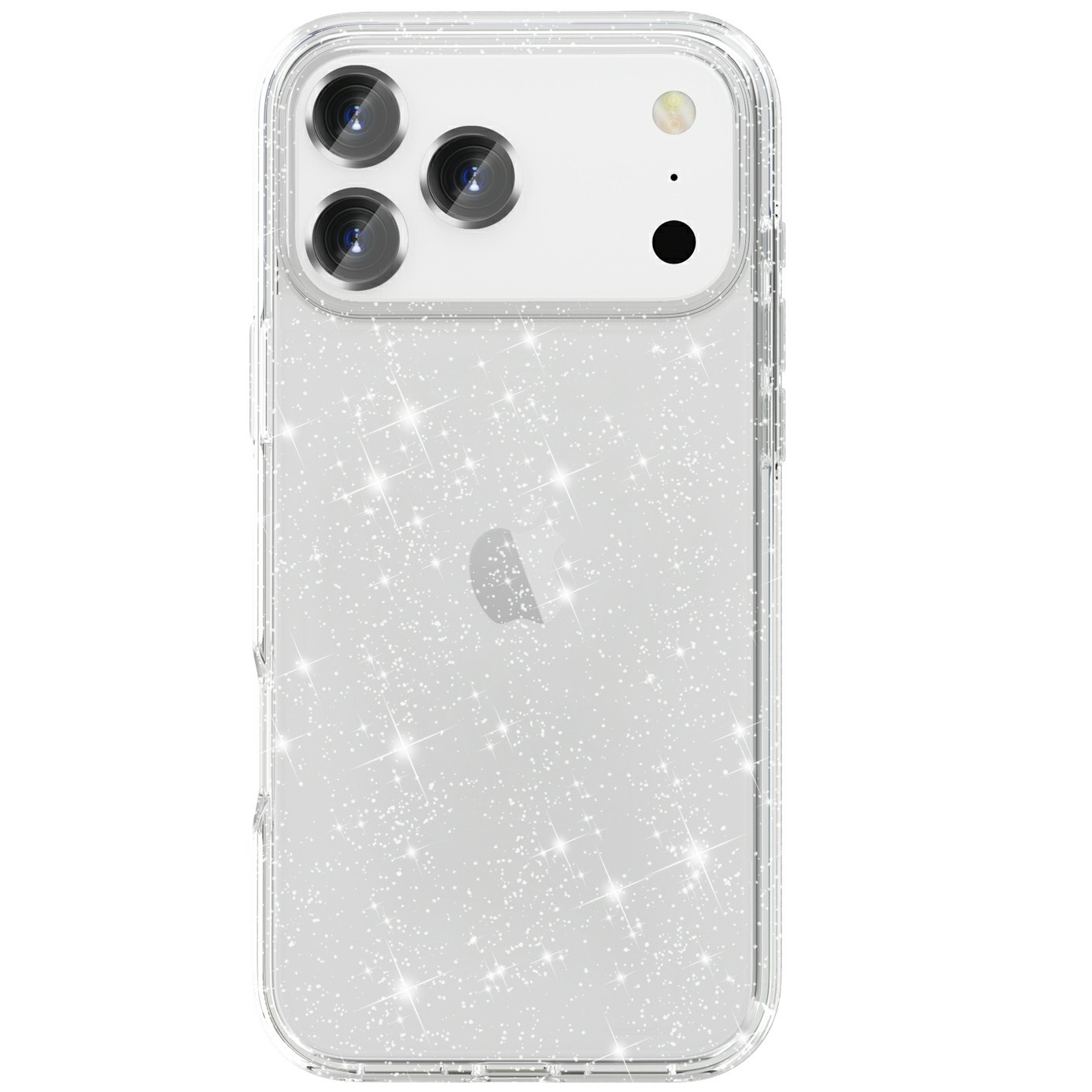 מגן כיסוי קשיח שקוף מנצנץ עבור Gripcase iPhone 17 Pro Max &lrm;Crystal Glitter iPhone 17 Pro Max