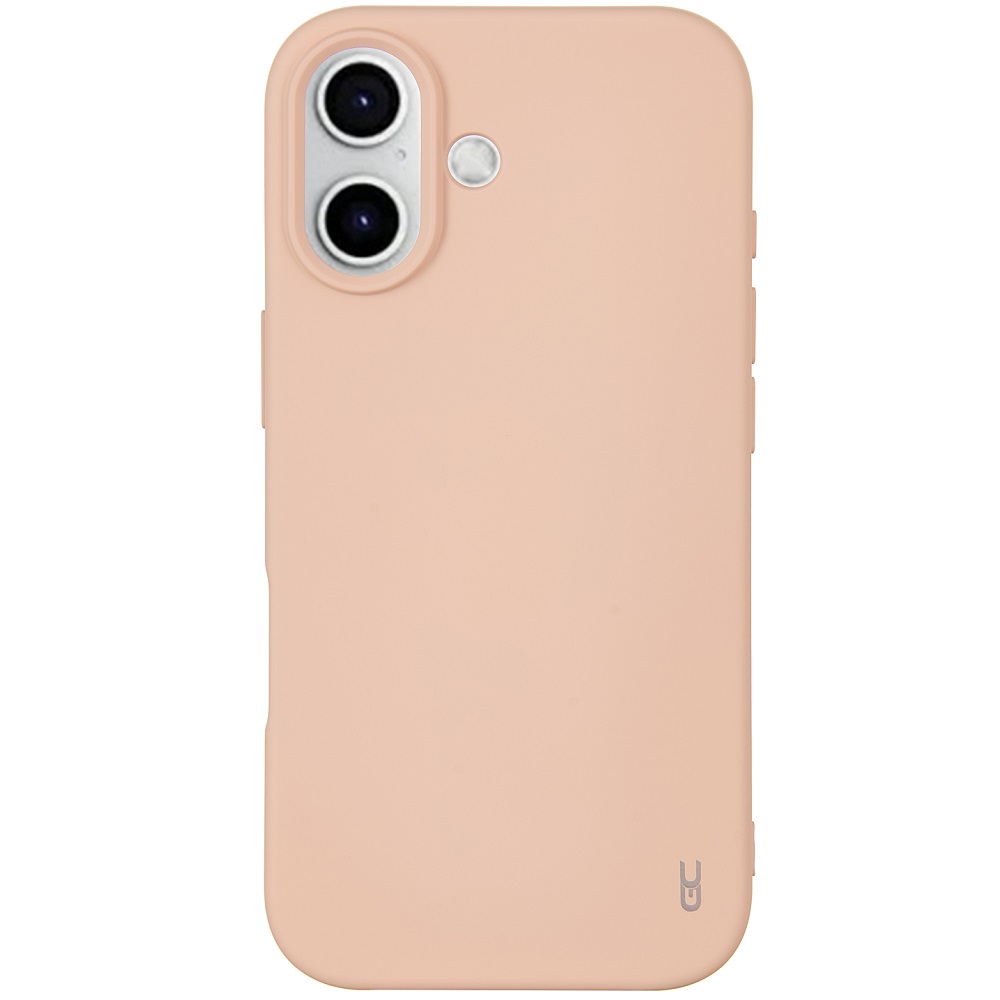 מגן כיסוי סיליקון עבור Gripcase iPhone 17 &lrm;Soft iPhone 17 ורוד בהיר (Nude)