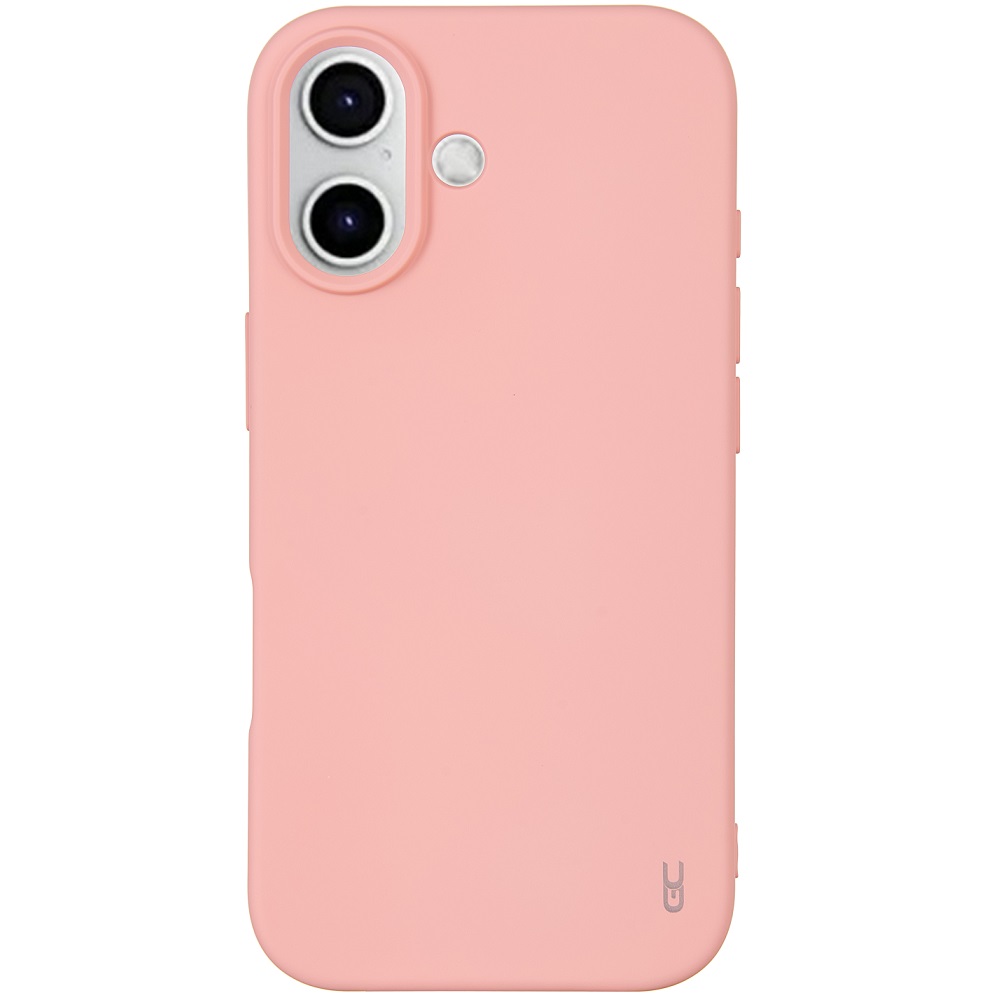 מגן כיסוי סיליקון עבור Gripcase iPhone 17 &lrm;Soft iPhone 17 ורוד