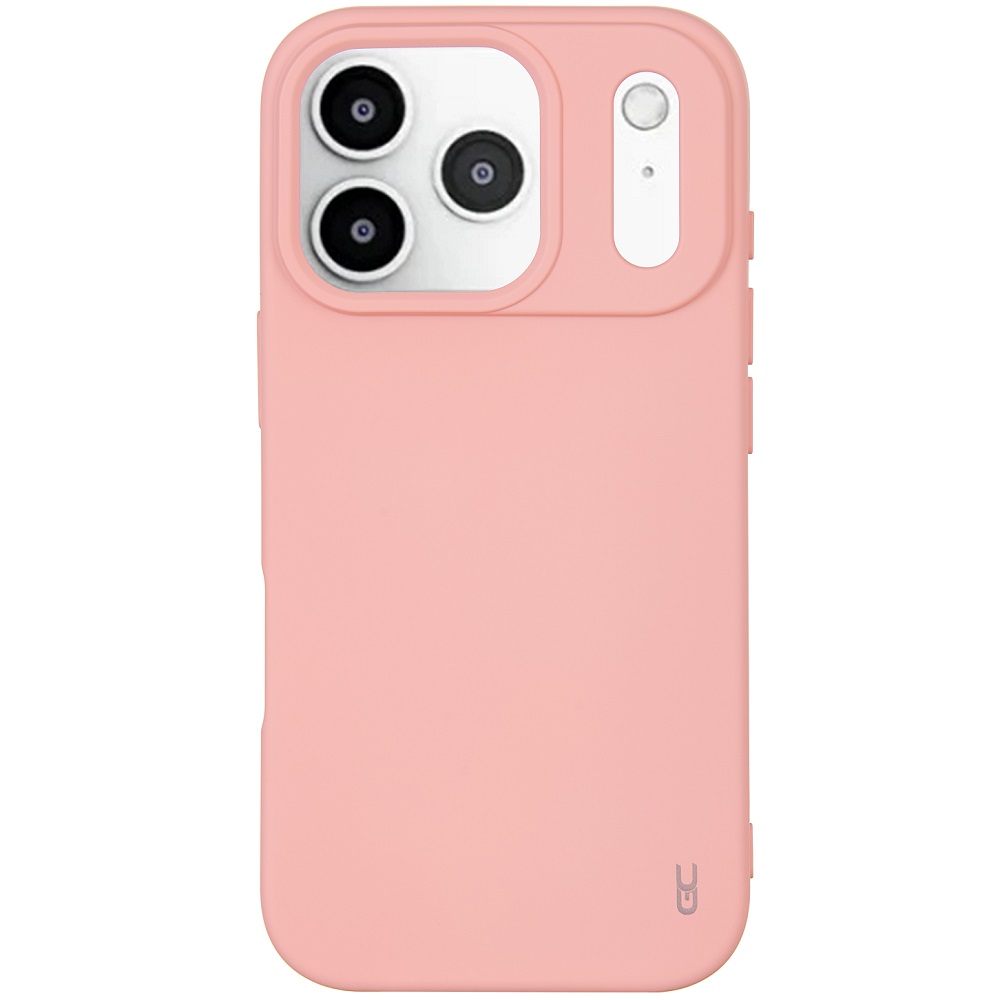 מגן כיסוי סיליקון עבור Gripcase iPhone 17 Pro &lrm;Soft iPhone 17 Pro ורוד