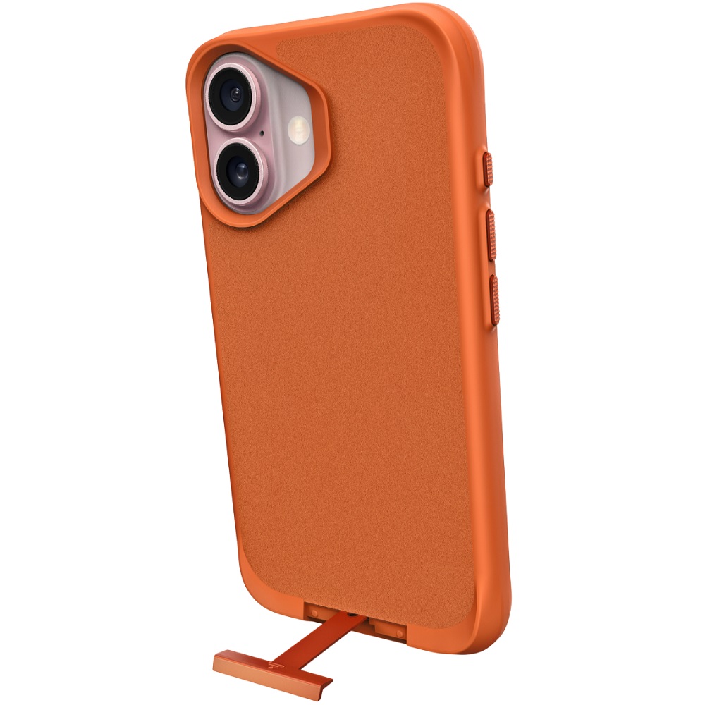 מגן כיסוי קשיח תומך MagSafe עבור Gripcase iPhone 17 &lrm;Matrix iPhone 17 כתום