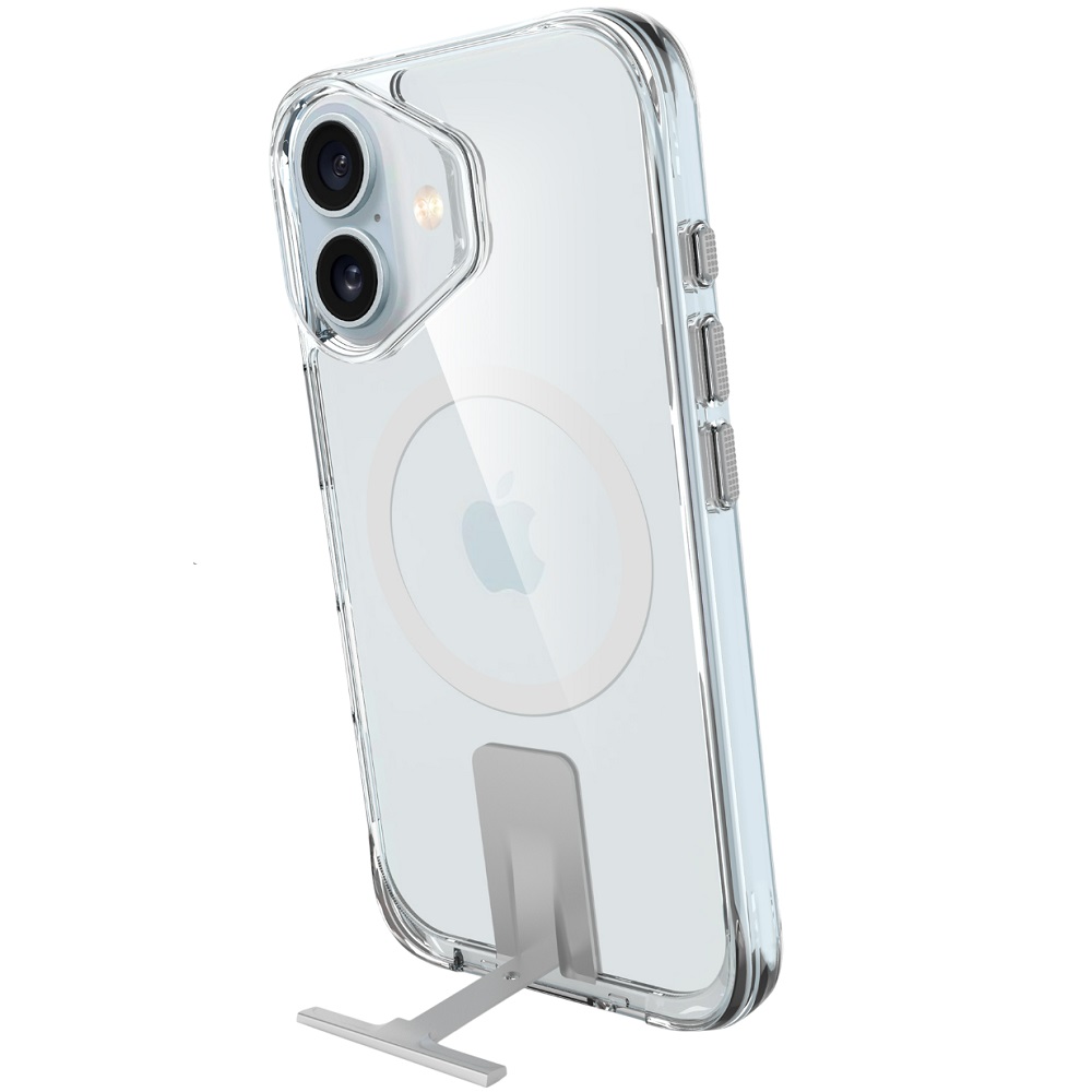 מגן כיסוי קשיח תומך MagSafe עבור Gripcase iPhone 17 &lrm;Matrix iPhone 17 שקוף
