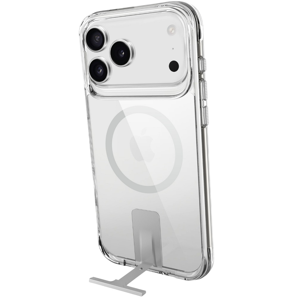 מגן כיסוי קשיח תומך MagSafe עבור Gripcase iPhone 17 Pro &lrm;Matrix iPhone 17 Pro שקוף