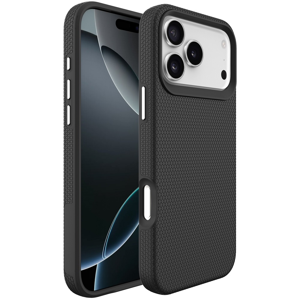 מגן כיסוי קשיח עבור Gripcase iPhone 17 Pro &lrm;Flex iPhone 17 Pro שחור
