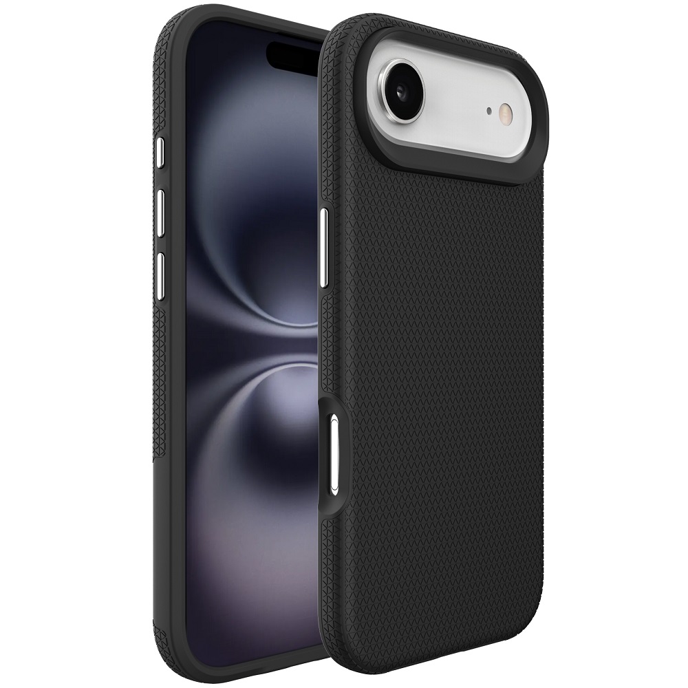 מגן כיסוי קשיח עבור Gripcase iPhone 17 Air &lrm;Flex iPhone 17 Air שחור