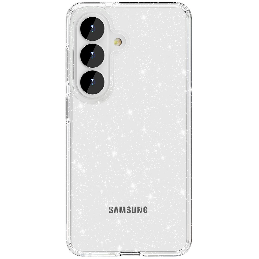 כיסוי אחורי קשיח לסמארטפון Gripcase &lrm;Crystal Glitter - Samsung S26 Plus שקוף מנצנץ