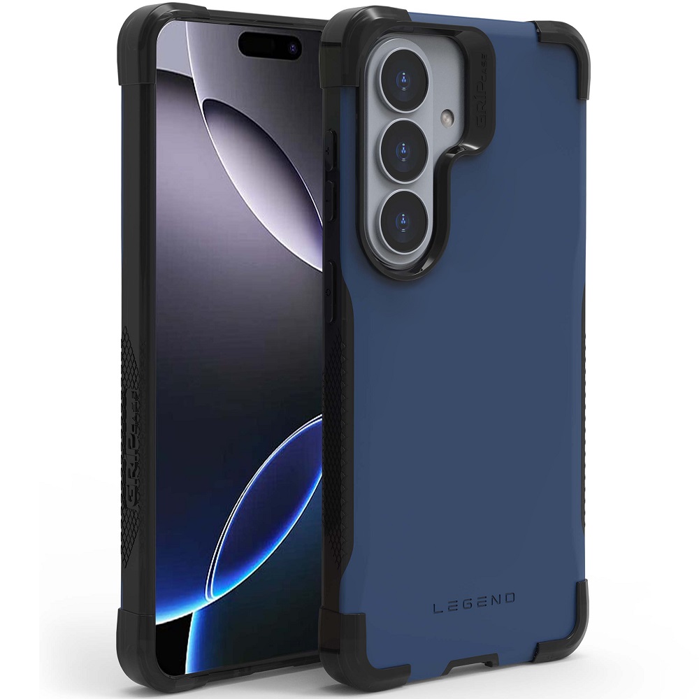 כיסוי אחורי קשיח לסמארטפון Gripcase &lrm;Legend - Samsung S26 כחול