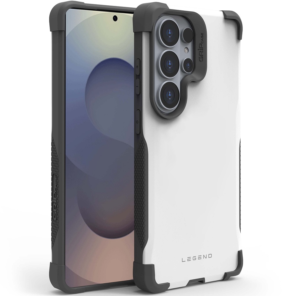 כיסוי אחורי קשיח לסמארטפון Gripcase &lrm;Legend - Samsung S26 Ultra לבן