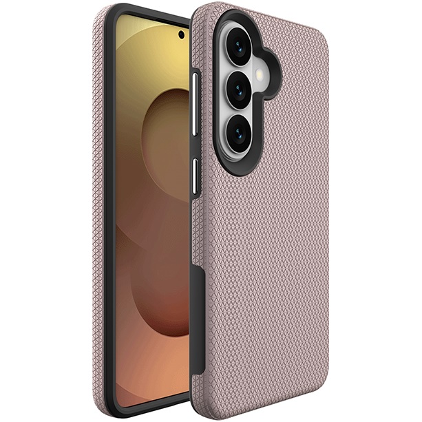 כיסוי אחורי קשיח לסמארטפון Gripcase &lrm;Flex - Samsung S26 ורוד עתיק
