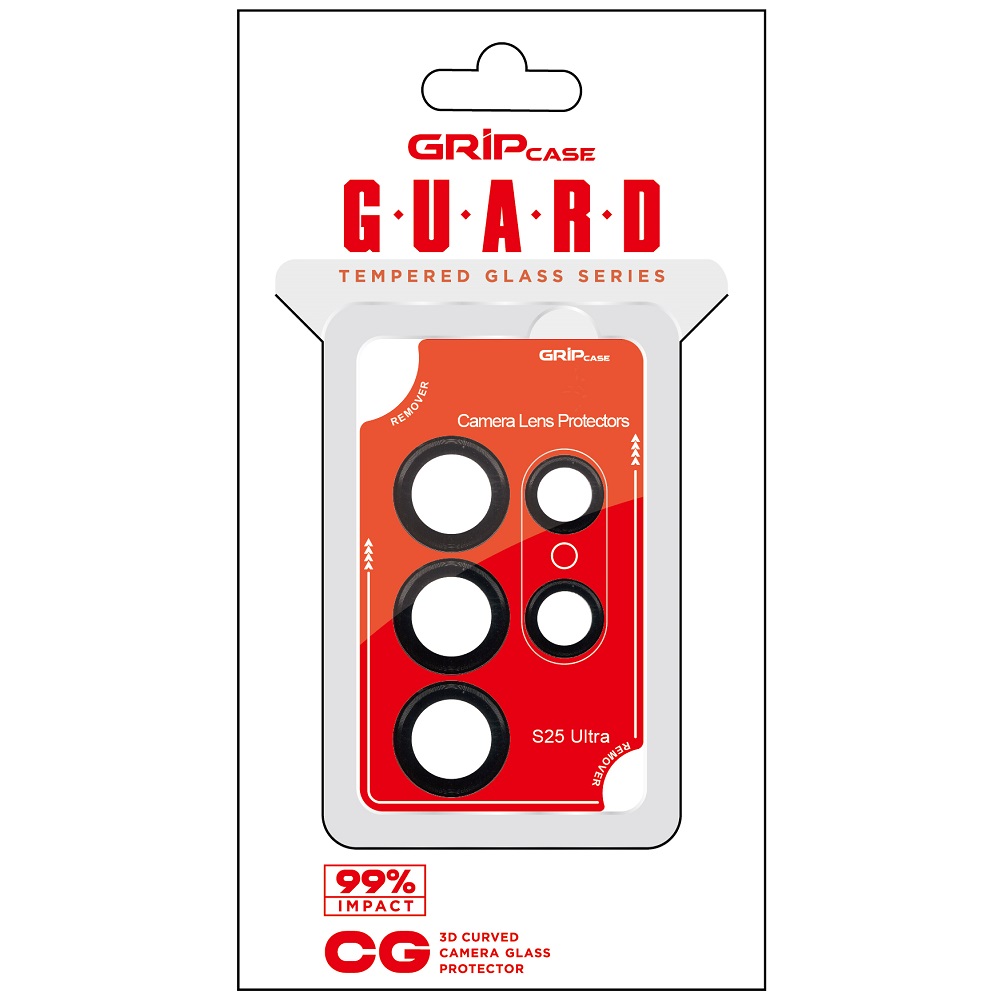 מגני מצלמות לסמארטפון Gripcase &lrm;Camera Glass - Samsung S26 Ultra שחור