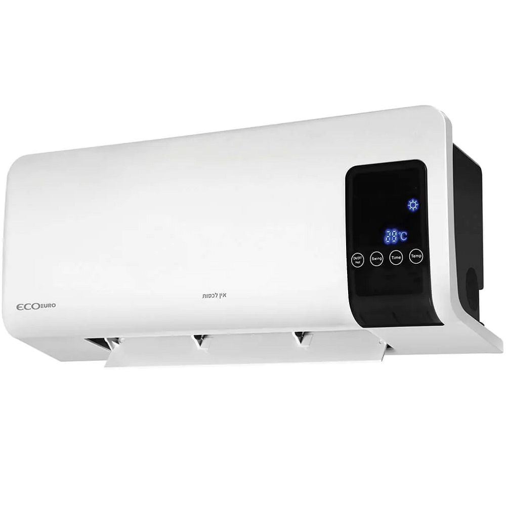 מזגנית חימום לתלייה כולל שלט רחוק eco euro 2000w