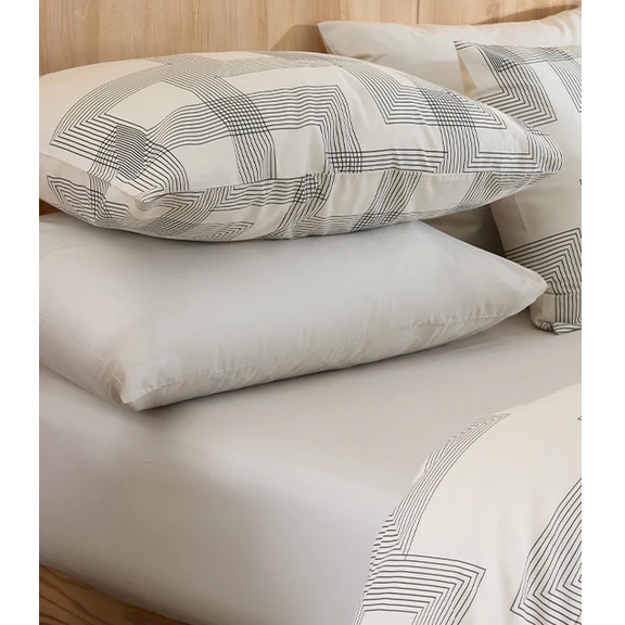סט מצעי פרקל כותנה למיטת יחיד home style 90/200