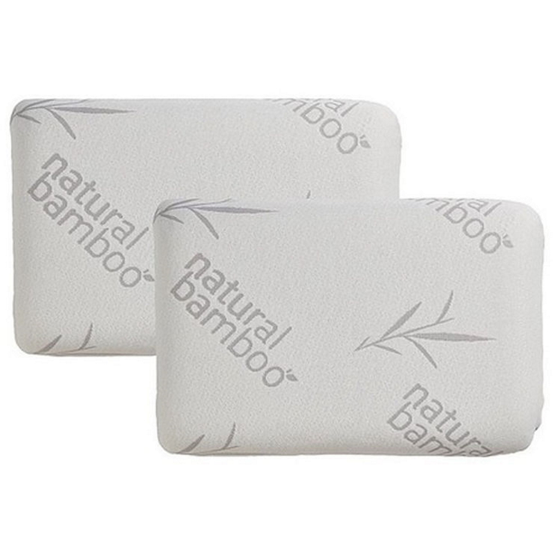 מארז זוג כריות ויסקו בשילוב ספוג זיכרון Box-Shop &lrm;Green pillow - Memory Visco 2 Pcs