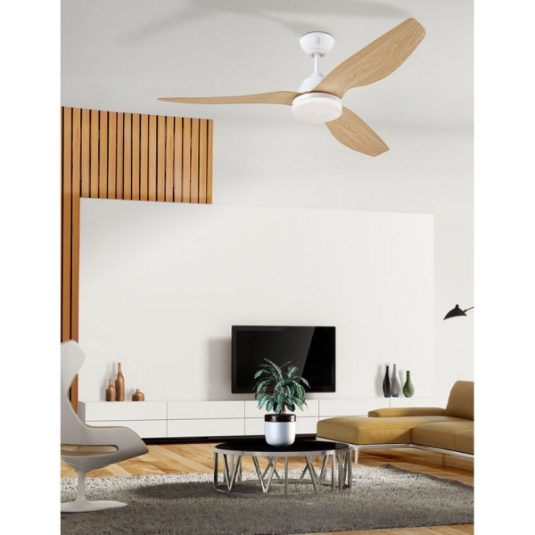 מאוורר תקרה 52 כולל שלט ותאורת led 24w מובנית westinghouse