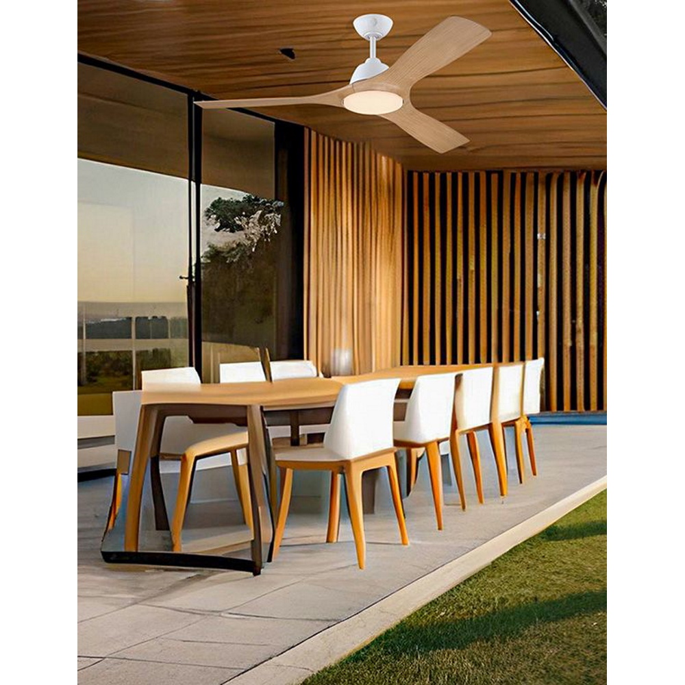 מאוורר תקרה 52 כולל שלט ותאורת westinghouse led