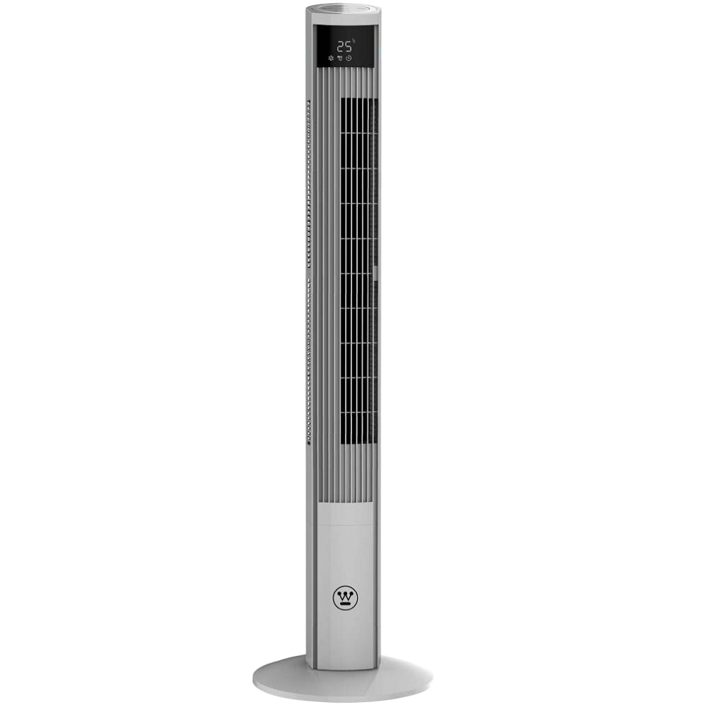 מאוורר מגדל דיגיטלי כולל שלט Westinghouse &lrm;Airy - לבן