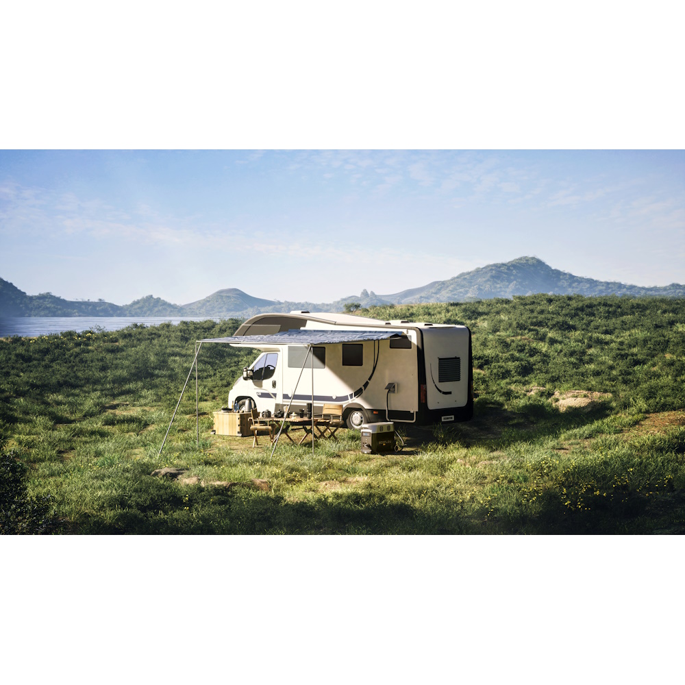 סט תחנת כוח ניידת 3.6kw 3.6kwh ו-3 פאנלים סולארים ecoflow 540w