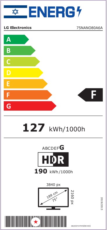 תווית אנרגיה - 75nano80a6a lg