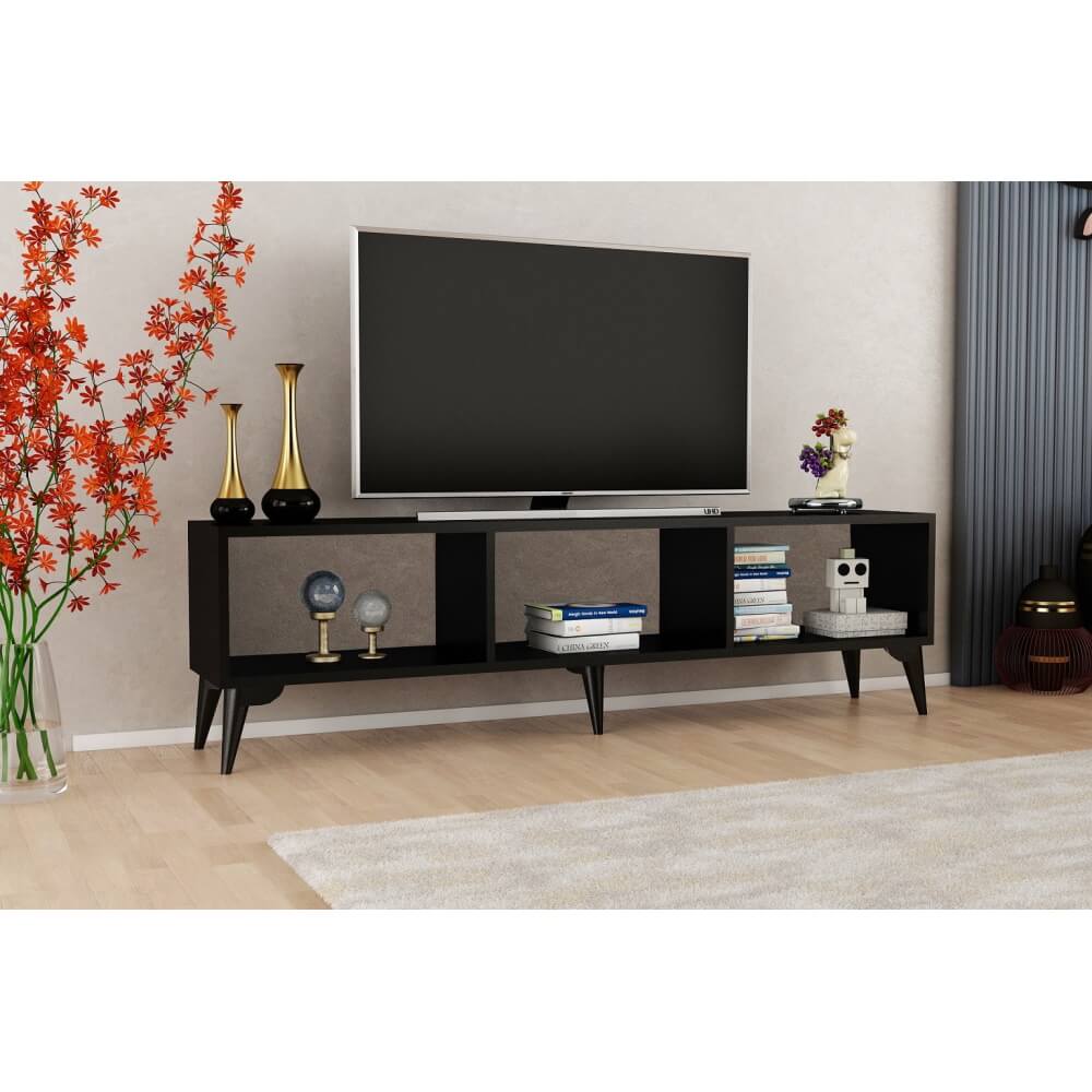מזנון מעוצב לסלון Tudo Design &lrm;לונה 150 שחור