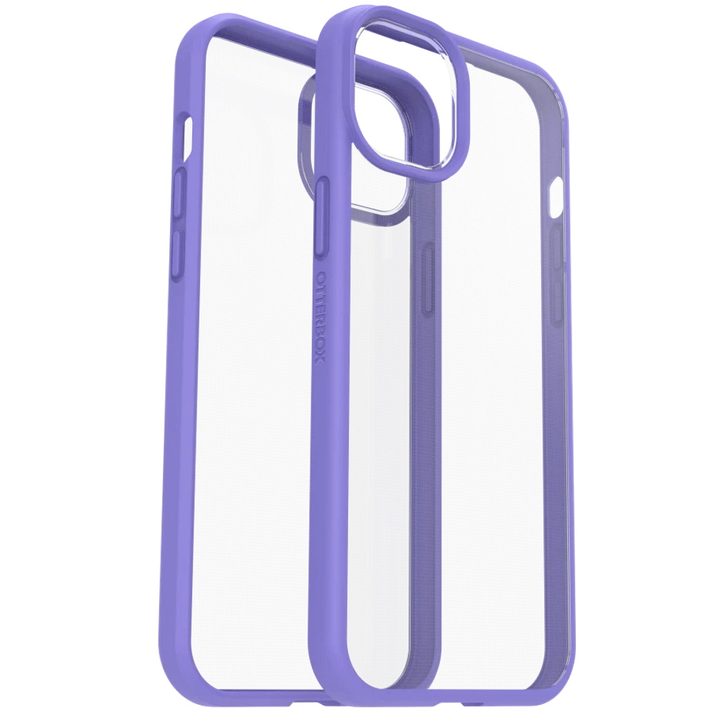 כיסוי משולב לסמארטפון OtterBox &lrm;iPhone 14 Plus - React סגול משולב שקוף