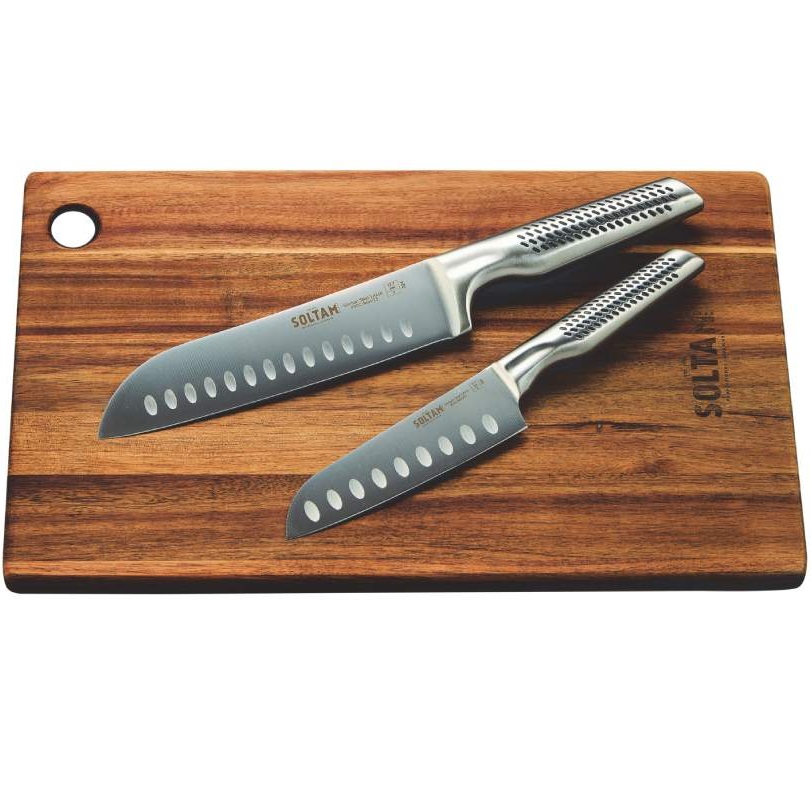 מארז 2 סכיני סונטקו וקרש חיתוך Soltam &lrm;Culinary 19032629