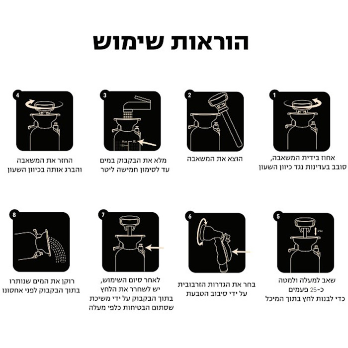 מקלחת שטח ניידת aztec