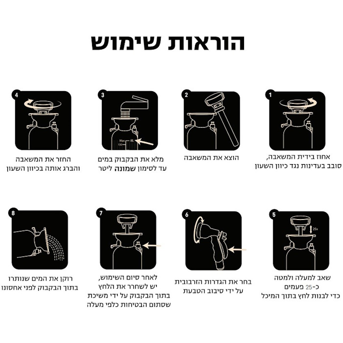 מקלחת שטח ניידת aztec