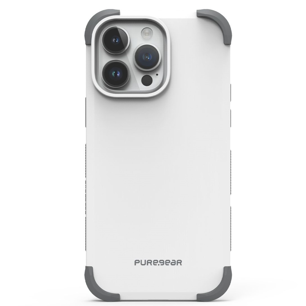 כיסוי אחורי לבן PureGear &lrm;iPhone 14 Pro - DualTek לבן