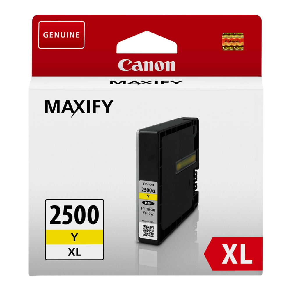 ראש דיו צהוב מקורי Canon &lrm;PGI-2500XL Y