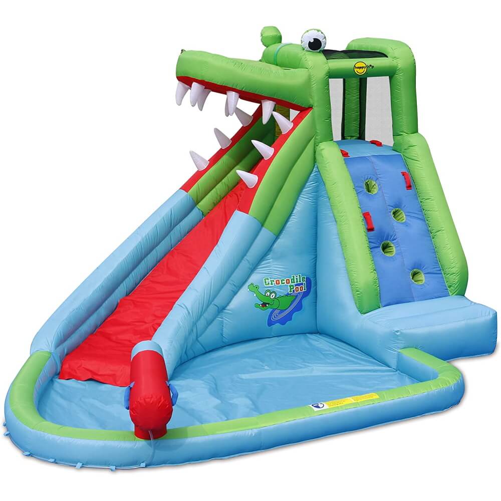 מגלשת מים מתנפחת Happy Hop &lrm;The Crocodile Pool 9240