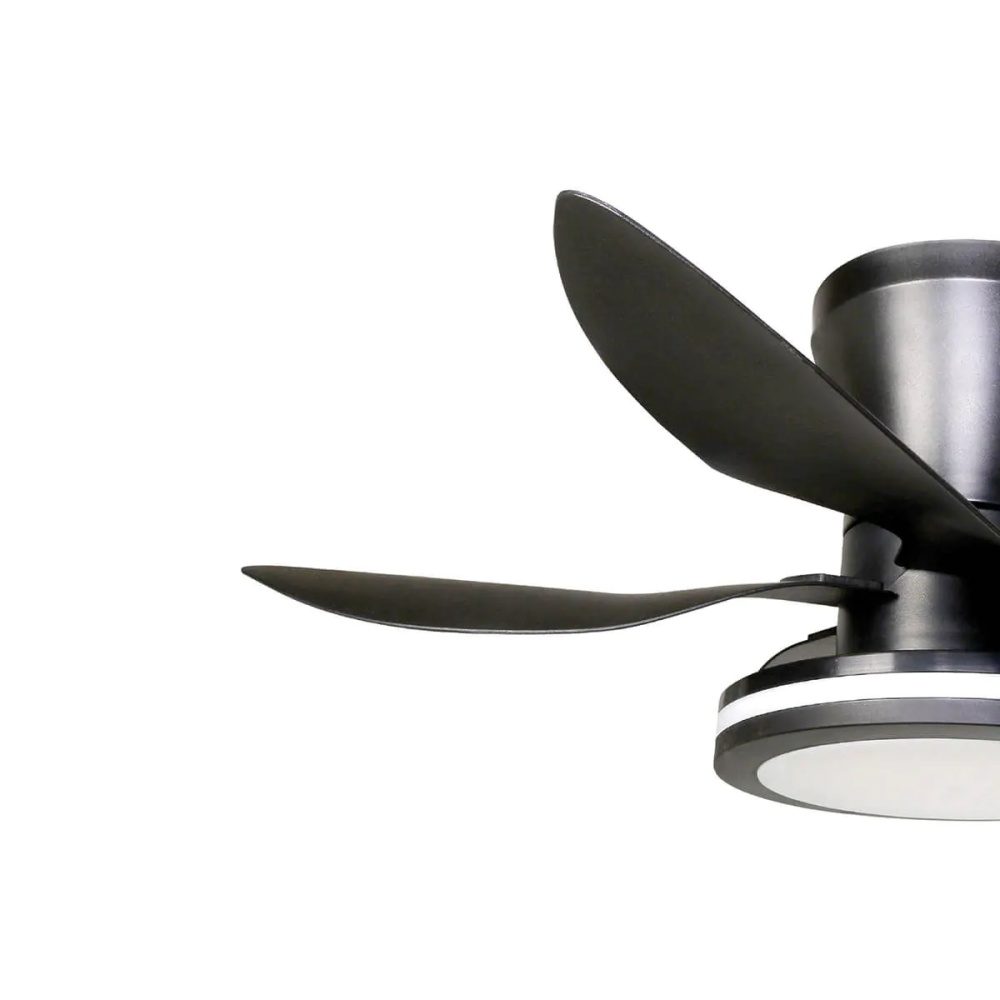 תמונה של מאוורר תקרה 30 כולל שלט ותאורת semicom led
