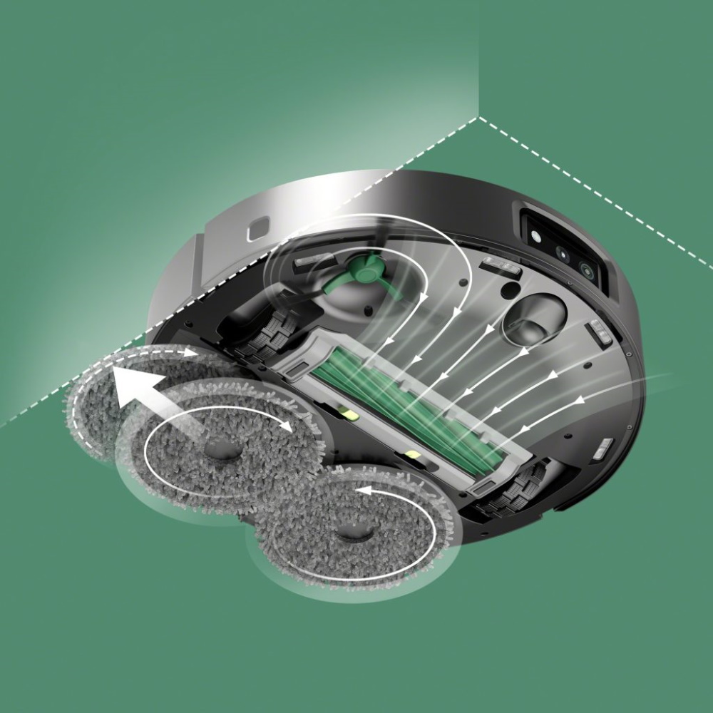 שואב אבק ושוטף רובוטי כולל תחנת עגינה irobot