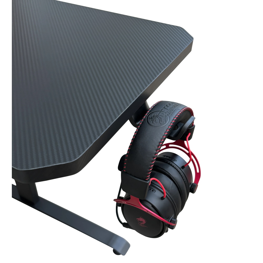 שולחן גיימינג פינתי ימין כולל תאורה dragon smart tech rgb