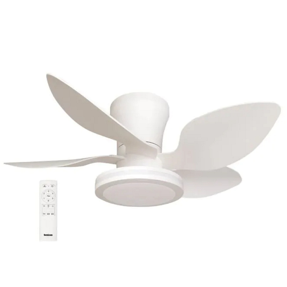 מאוורר תקרה 30 כולל שלט ותאורת semicom led