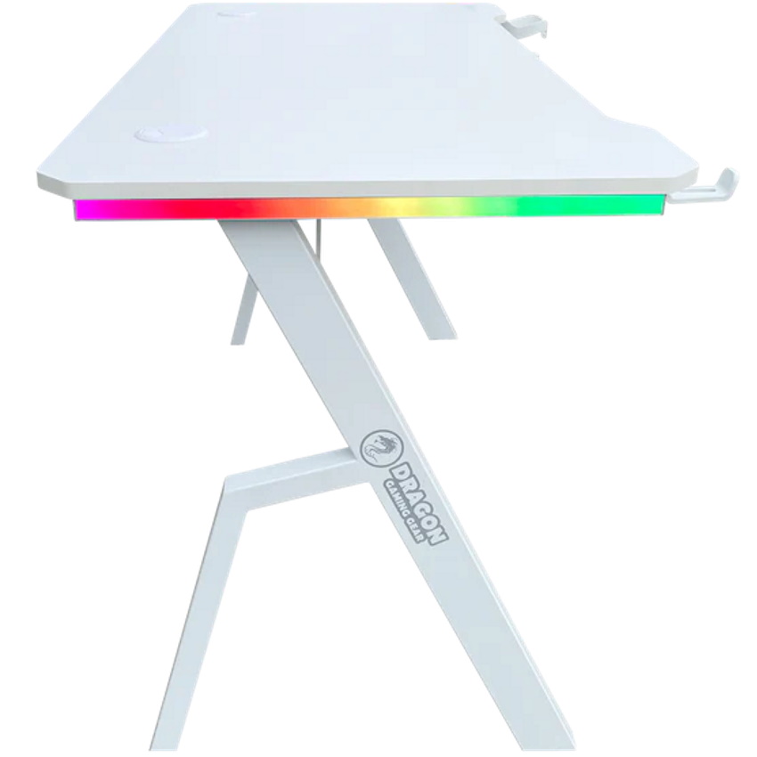 שולחן גיימינג כולל תאורה dragon smart tech rgb