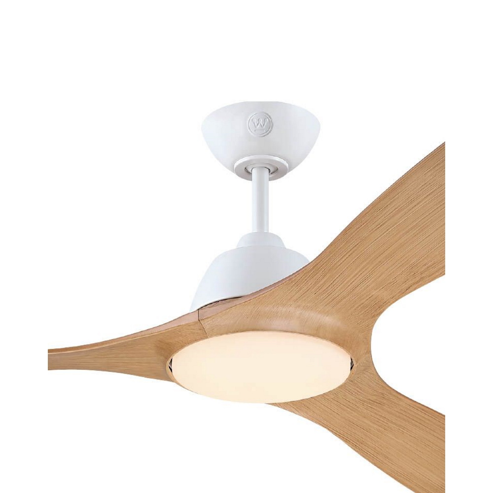 תמונה של מאוורר תקרה 52 כולל שלט ותאורת westinghouse led