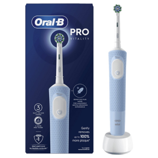 מברשת שיניים חשמלית נטענת Oral-B &lrm;Vitality Pro D103 - Blue