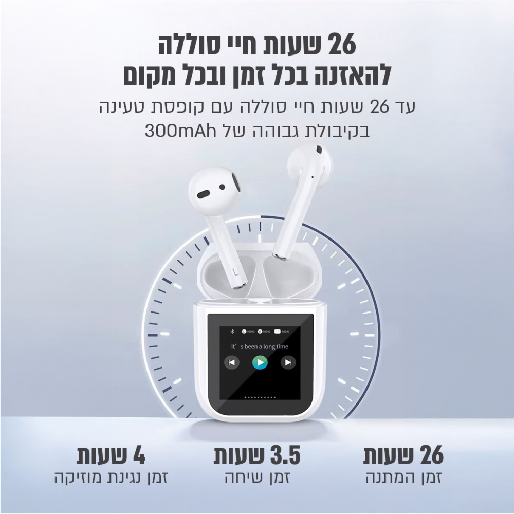 תמונה של אוזניות tws אלחוטיות aoc