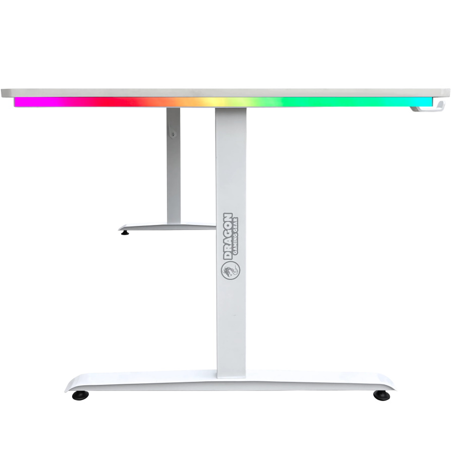 שולחן גיימינג פינתי שמאל כולל תאורה dragon smart tech rgb