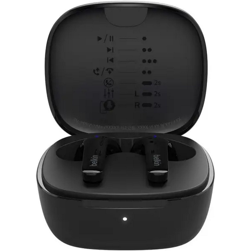 אוזניות TWS אלחוטיות Belkin &lrm;SoundForm Motion שחור