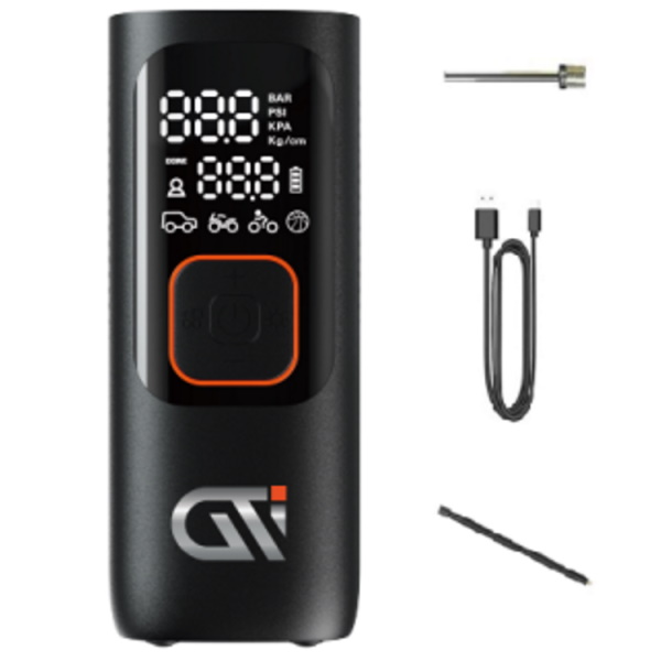 משאבת ניפוח ניידת לרכב GTI 4000mAh - Tornado &lrm;50154