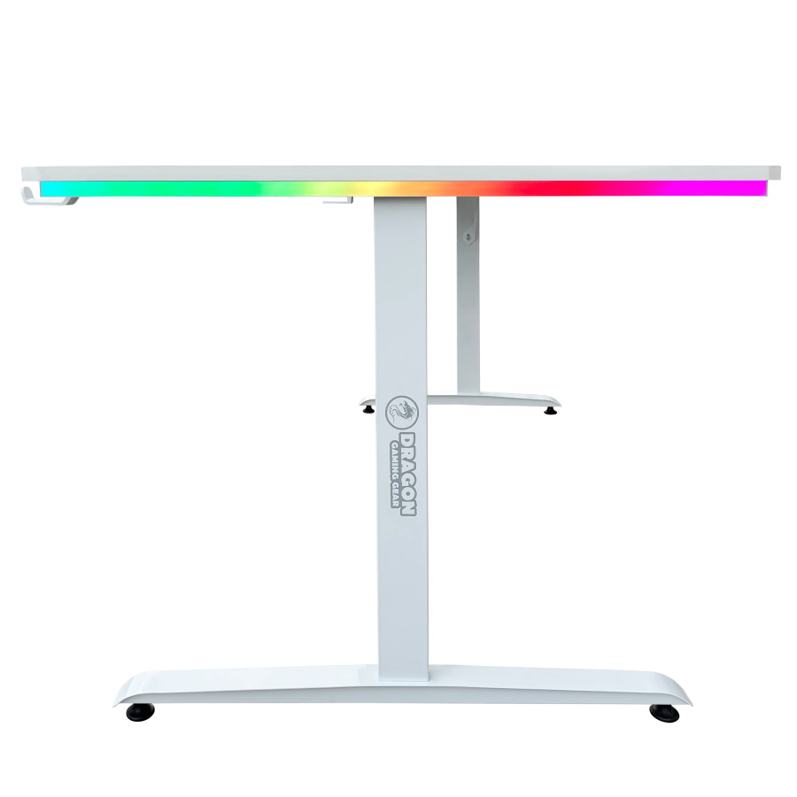 שולחן גיימינג פינתי ימין כולל תאורה dragon smart tech rgb