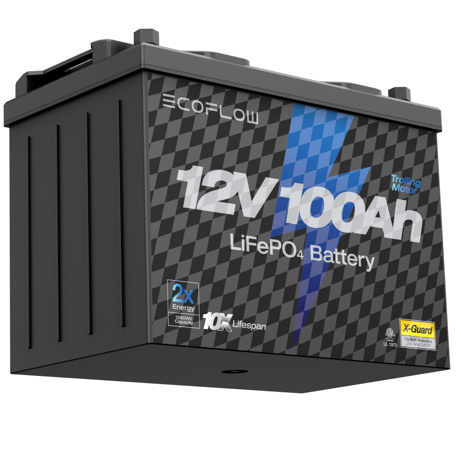 תמונה של מצבר ליתיום ecoflow 12v 100ah