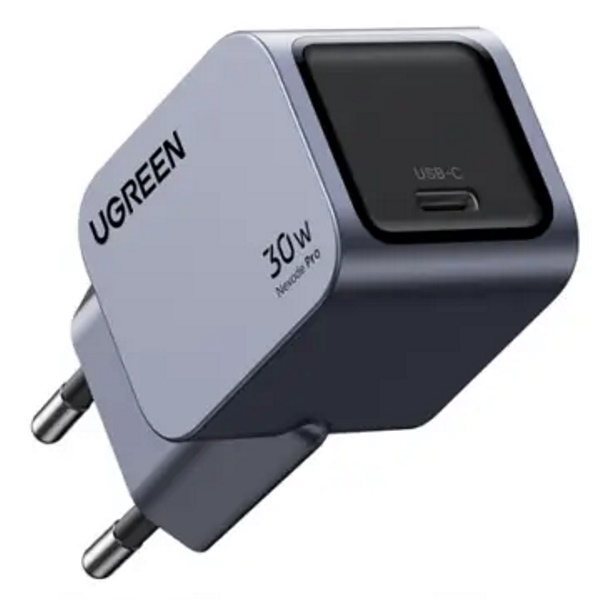 תמונה של מטען קיר ugreen 30w usb-c pd gan