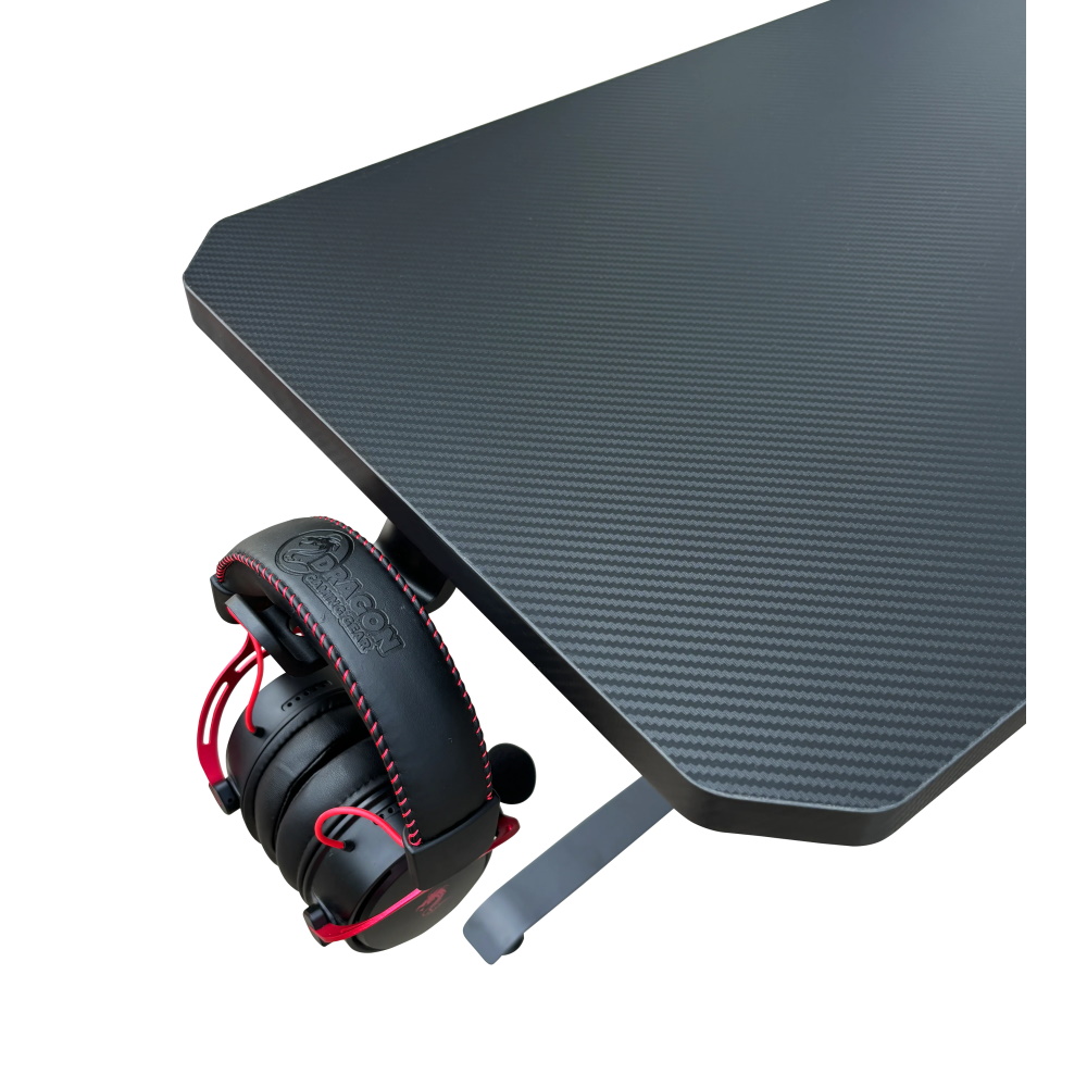 שולחן גיימינג פינתי שמאל כולל תאורה dragon smart tech rgb