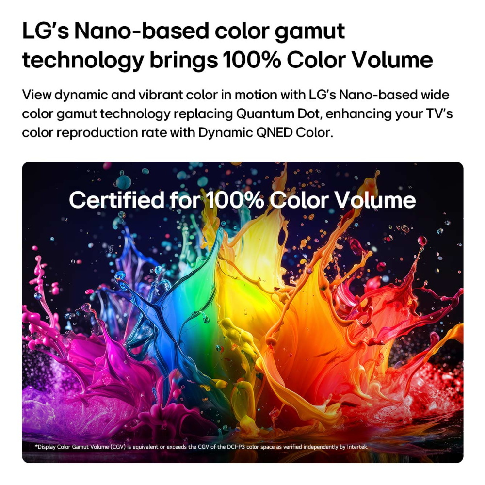 טלוויזיה חכמה 85 lg 4k qned miniled
