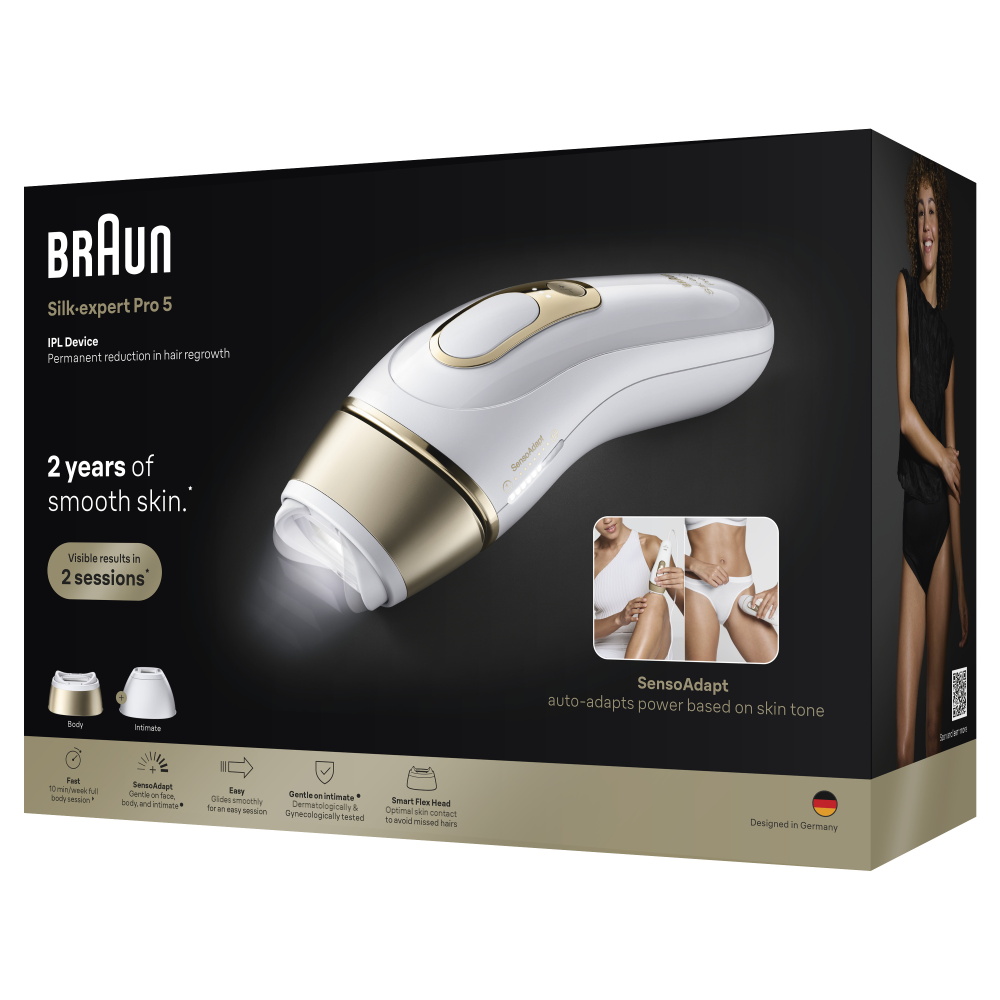 מסיר שיער בטכנולוגיית braun ipl