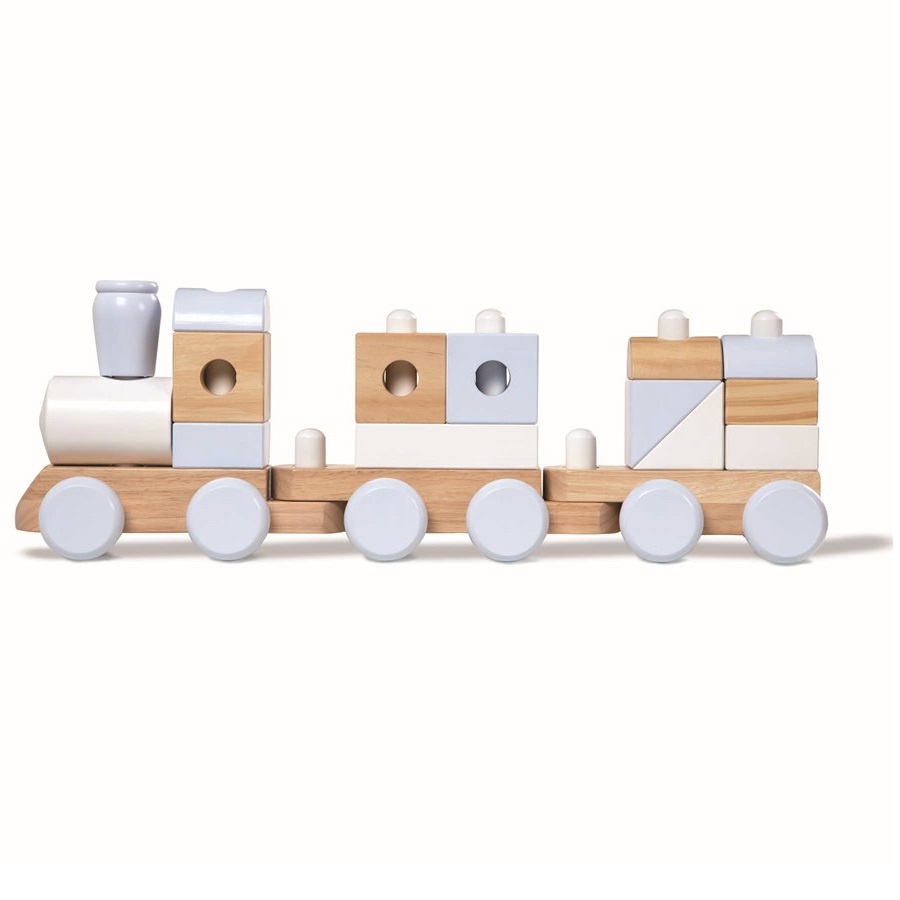 משחק רכבת צורות מעץ melissa&doug
